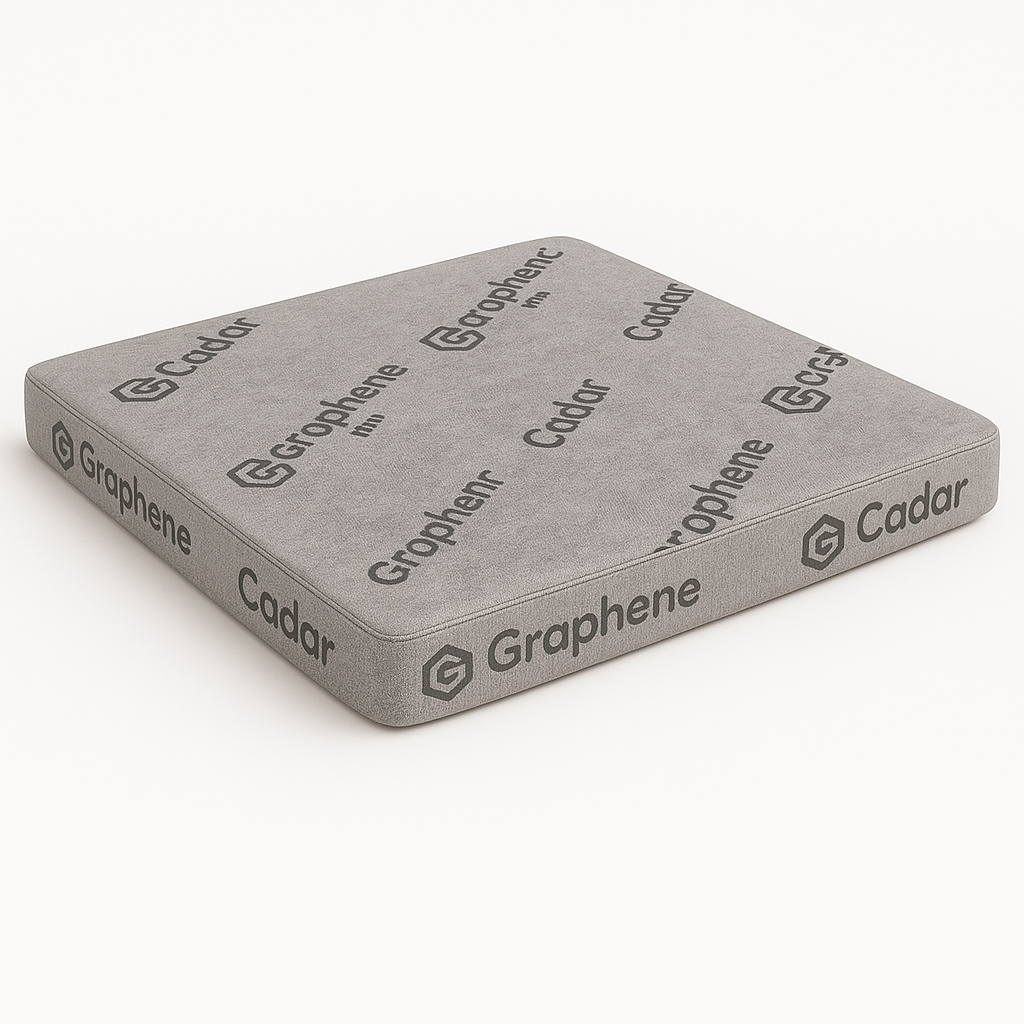Φυσικό στρώμα λατέξ 100% Dunlop Graphene, 18 εκ.