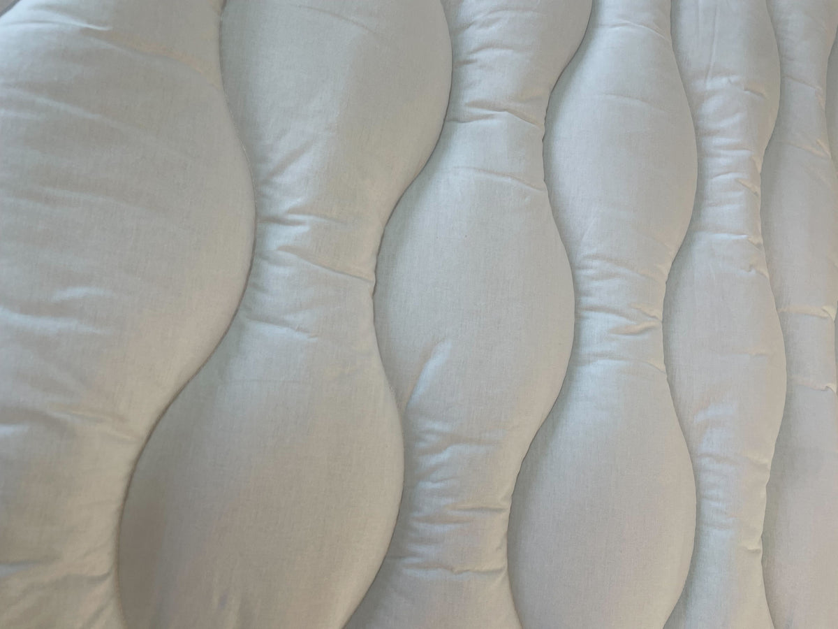 Παπλωματοθήκη Χειμερινή, γέμιση βαμβάκι 400 γρ/τμ, ύφασμα μικροΐνας, Waves Λευκό