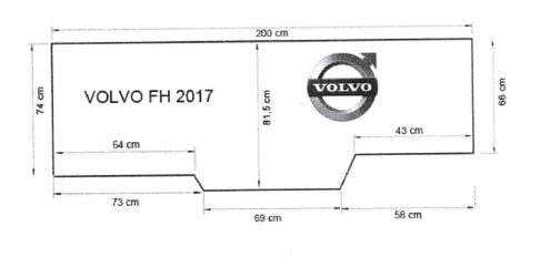 Στρώμα για φορτηγό Volvo FH2017