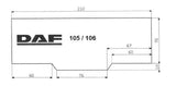 Στρώμα για φορτηγό DAF 105/106 210x80