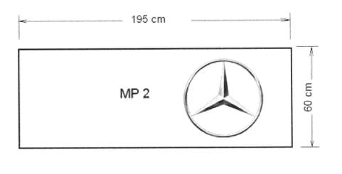 Στρώμα για φορτηγό Mercedes Actros MP2 195x60
