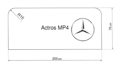 Στρώμα για φορτηγό Mercedes Actros MP4 BigSpace 200x75