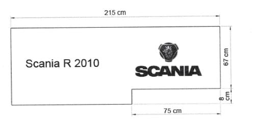 Στρώμα για φορτηγό Scania R 2010 215x75